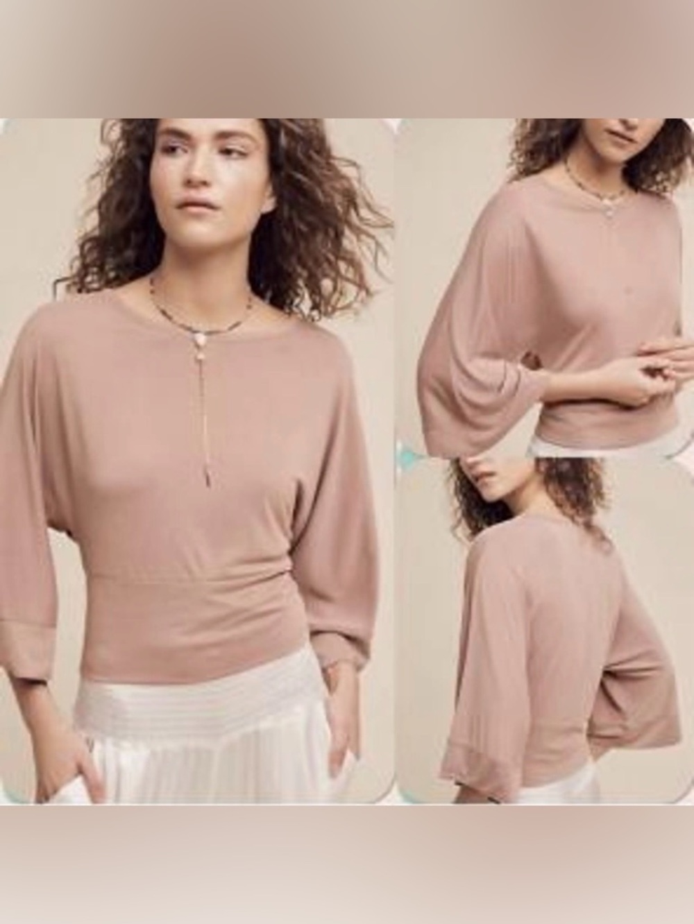 Anthropologie Deletta Dolman Top Size Large